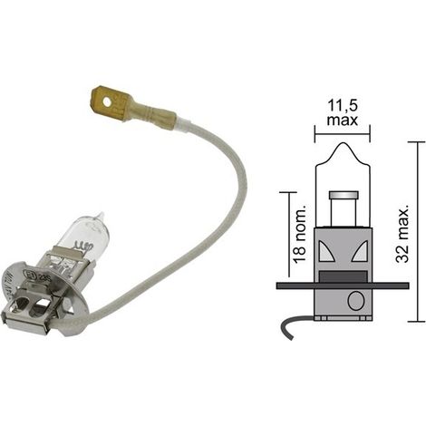 Bombilla hal贸gena H3 UNIVERSELLE 24V - 70W