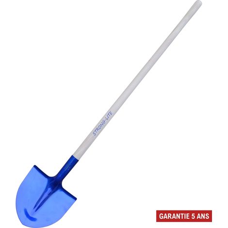 Pala in alluminio - 27 cm - 1,10 m con manico in legno - leggera e resistente OUTILS PERRIN