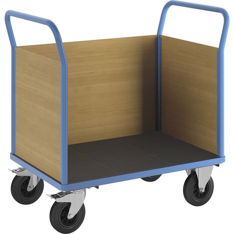 eurokraft pro, Chariot plate-forme avec panneaux en bois, avec