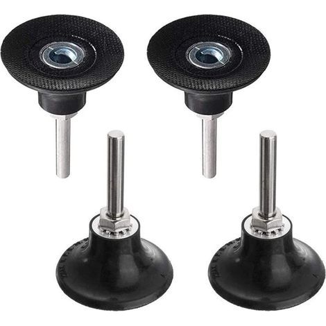 4-teiliges Set 50-mm-Polierscheiben, Schleifscheibenhalter, Polierdorn mit 1/4"-Schaft, Schnellwechsel-Rundscheibenhalter für Rotationswerkzeuge (1/5)