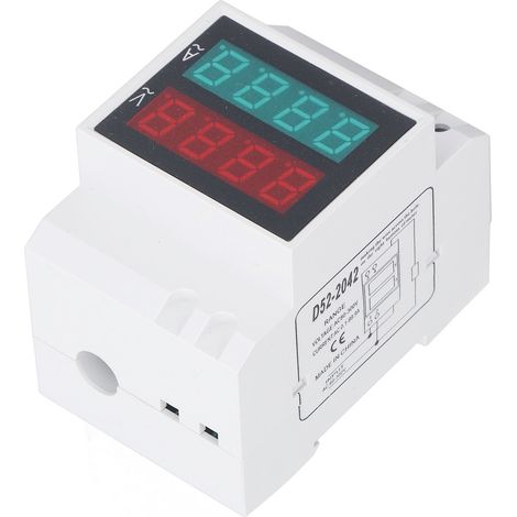 Automatischer Über-/Unterspannungsschutz mit Rückstellung, DIN-Schiene, 80–300 V, 0,1–99,9 A, 0,5-Zoll-LED-Anzeige, elektrische Sicherheitsvorrichtung (1/5)
