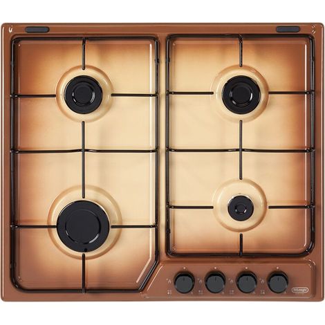 De’Longhi plaque de cuisson FFT 46 ASV marron encastrable 60 cm Gas 4 foyer(s)