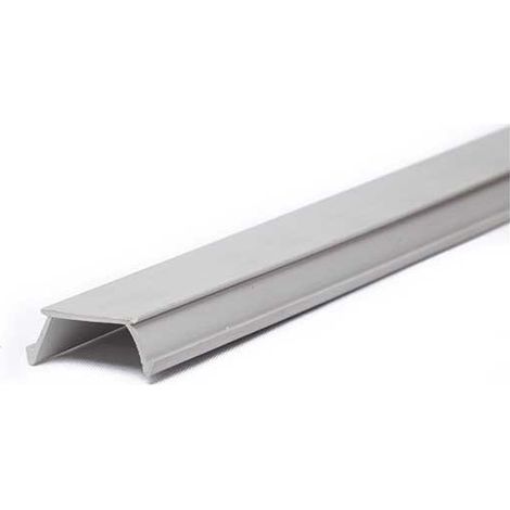 Gocciolatoio per balcone grigio chiaro barra da 2 m : Modello - 20 MM
