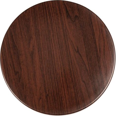 Bolero gg643 piano tavolo rotondo, colore: marrone scuro (1/5)