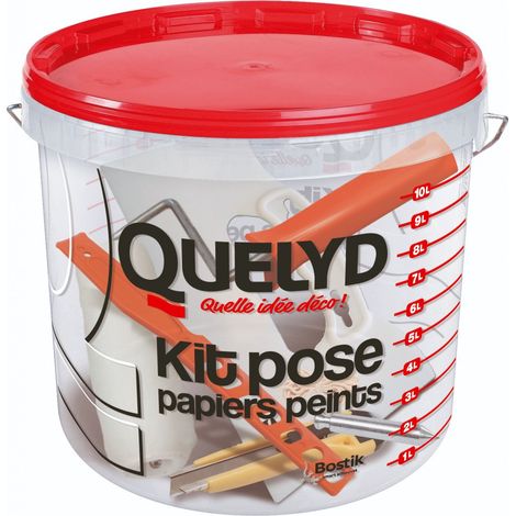 Quelyd rouleau à encoller kit complet pour papier peint