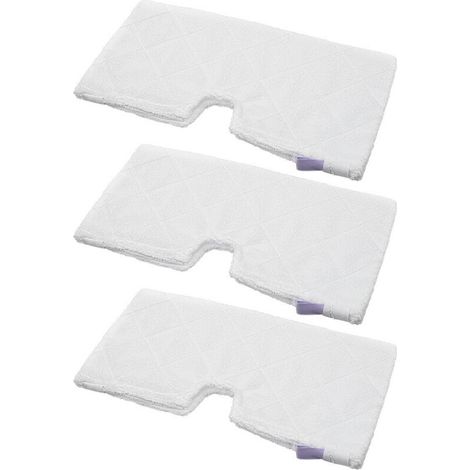 Tampons de nettoyage lavables en microfibre pour balai vapeur Shark Pocket S3501 S3601 S3901 (taille : 31,8 x 17,8 cm) (1/4)