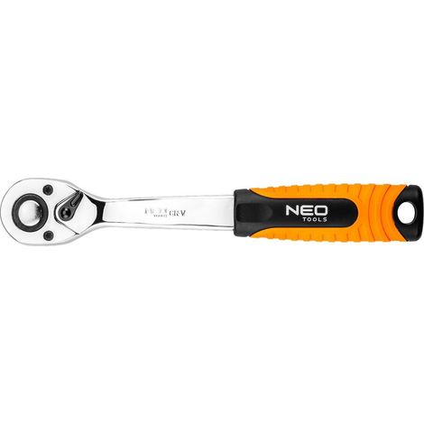 Gerade Ratsche 72 Zähne 1/4 Zoll 145 mm NEO 08-503 (1/2)