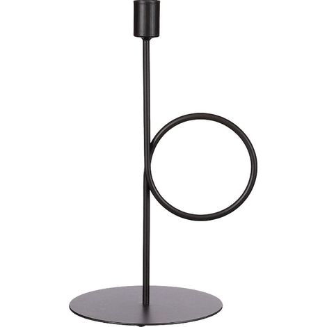 Mica Kerzenständer schwarz 28 cm Deko-Accessoires