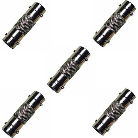 SYS giunto connettore BNC confezione da 5 pezzi adattatore BNC-BNC video dvr