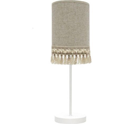 Tischlampe Vera 1xe14 Weiß/Beige 46x15x15 cm