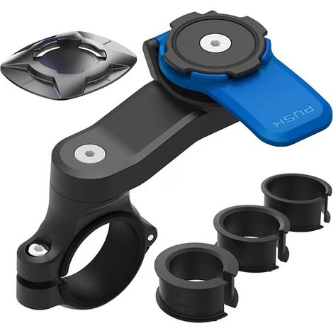 Soporte Para Teléfono - Para Bicicleta De Montaña Y Bicicleta Eléctrica - Con Amortiguadores De Vibración - Abrazadera De 15 A 32 Mm - Rotación 360 Grados - 1 Unidad (1/5)
