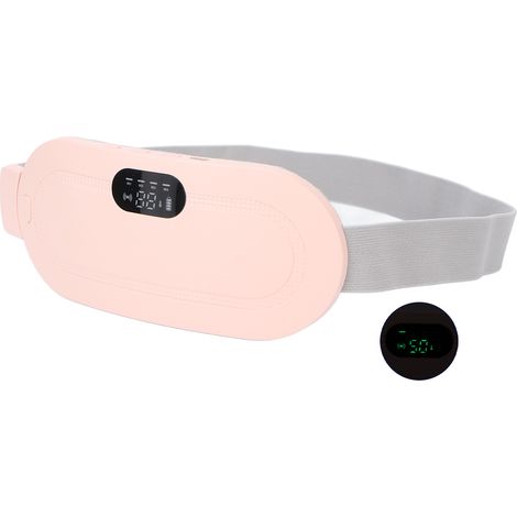 Ceinture chauffante lombaire à compresse chaude portable, appareil vibrant chauffant pour le bas du dos et la taille, pour la maison ou le bureau. (1/5)