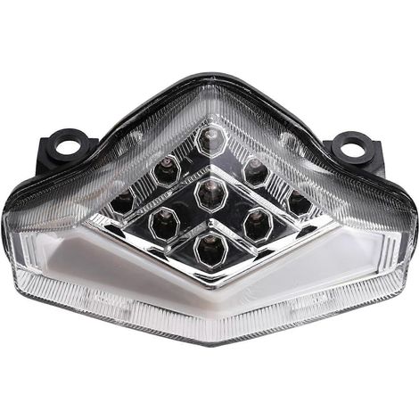 Feu arrière de moto avec clignotant et feu stop pour Kawasaki Ninja 650R ER6N ER6F 2012-2015 (modifié) - Feu arrière à LED (1/5)
