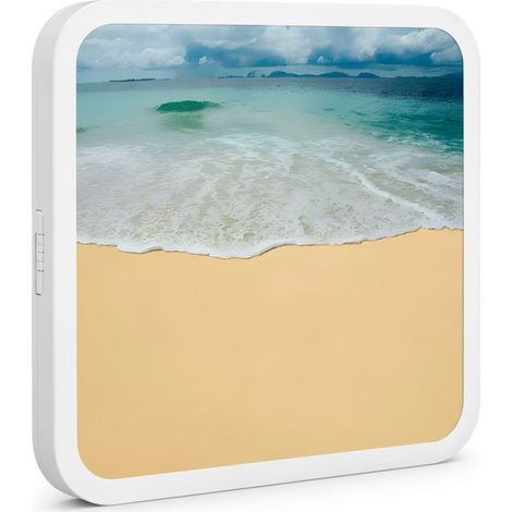 Estantería de pared plegable de baño blanco plegable impermeable modelo 7 (1/5)