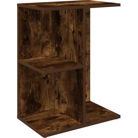 Maison Exclusive - Nachttisch Räuchereiche 46,5x29x61 cm Holzwerk