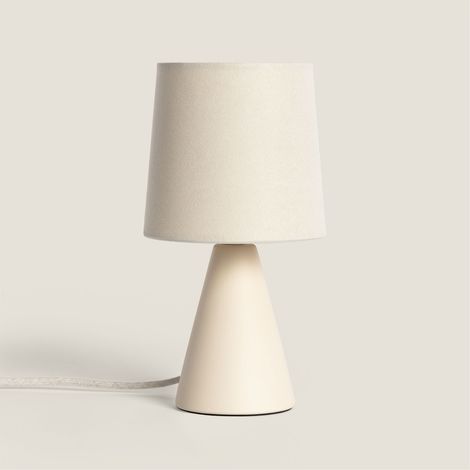 Lámpara de Mesa Cerámica Vega S Blanco Roto