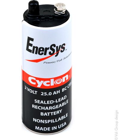 Enersys - Batterie cyclon Enersys 0820-0004 (BC cell) 2V 25Ah M6/M8 (1/4)