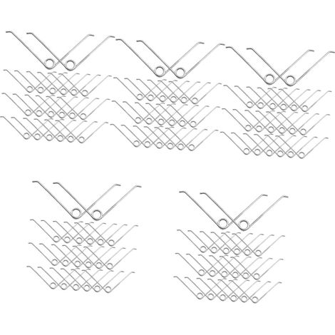 100 Pièces Cisailles à Ressort Ressorts De Coupe-branches Ressorts De Tondeuses De Jardin Forme En v Sécateurs Accessoires Cisailles De Jardinier Acier Inoxydable Ciseaux à Main (1/5)