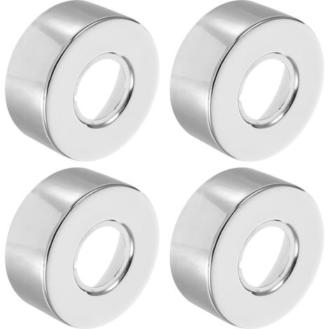 Cache-Trou de Robinet en Acier Inoxydable 3/4 Pouce, 4 Pièces (1/5)