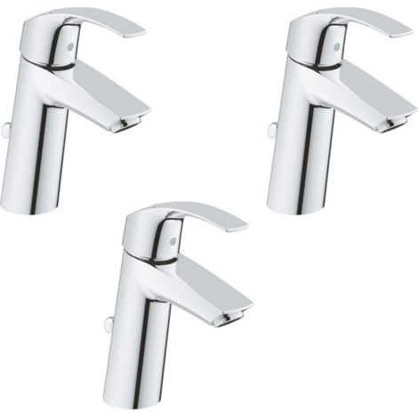 GROHE Juego de 3 mezcladores de lavabo Eurosmart talla M (1/4)