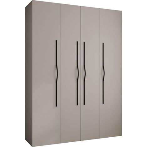 Armoire Hartford 564, Cachemire, 246x180x52cm, Portes d'armoire: Avec des charnières, Nombre d'étagères: 0 (1/5)