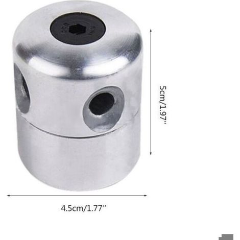 Tête Débroussailleuse - Aluminium - Filetage M8 M10 - Compatible Tondeuses à Fil - 2,4 mm - 1 Pièce (1/4)