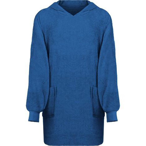 vidaXL Sweat à capuche couverture KINN Bleu marine L Coton (1/5)
