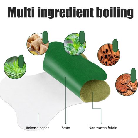 12 Patchs de Moxibustion pour Apaiser les Douleurs du Dos et Harmoniser les Méridiens (1/5)