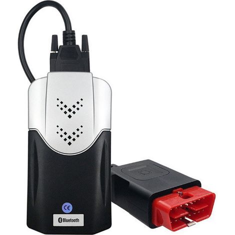1 Scanner OBD, outil de diagnostic Bluetooth, lecture codes erreur, multifonction, véhicules essence diesel (1/5)