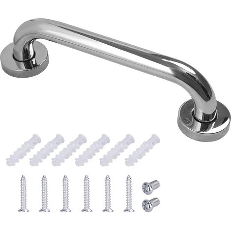 Haltegriff aus Edelstahl für Badewanne/WC, geeignet für Senioren, Menschen mit Behinderung, Kinder und Schwangere, 25 cm (1/5)