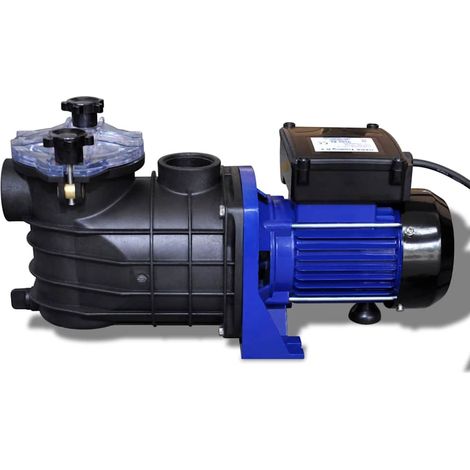 Maison Exclusive - Pompa di filtrazione elettrica per piscina 500W Blu (1/4)