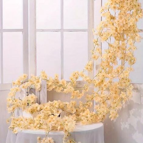 Guirlande De Noël - Guirlande En Rotin Artificielle Avec Cerises - Pour Décoration Intérieure Cheminée Arbre De Noël Porte Table - 180 cm - 1 Pièce (1/5)