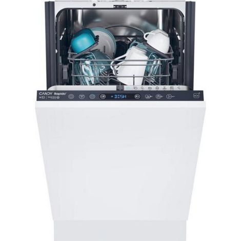 Lave-vaisselle 44.8cm 10 couverts tout intégrable - Candy - CI0C7SB0FA (1/5)