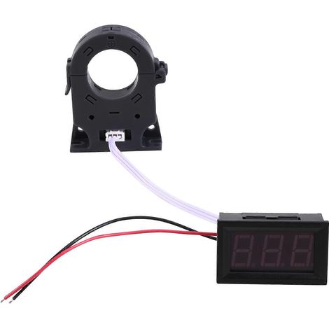 100A Digital Hall Amperemeter Batterieladung Entlader Isoliert Spannung Strom LED Meter DC 12V 24V 48V 60V 72V AUTO (1/5)