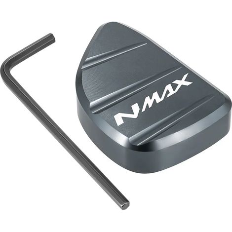 (NMAX-T) Accessoires moto compatibles avec YAMAHA NMAX155 NMAX125 N-MAX NMAX 155 125 : extension de béquille latérale, plaque de béquille, maxpower (1/4)