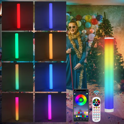 Lampada da terra a LED. 104 cm. con telecomando e controllo dell'illuminazione RGB via APP (1/5)