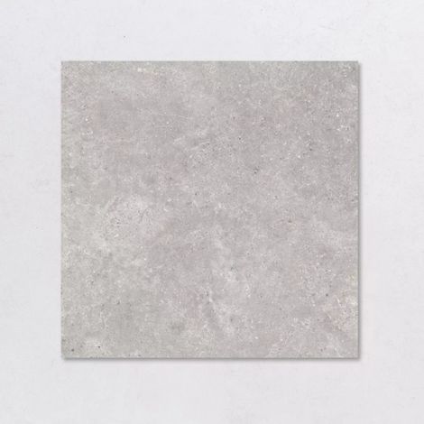 Carrelage Intérieur Effet Pierre Gris Clair STONELAND Pearl 120x120cm (1/5)