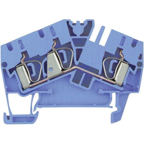 Bloc de jonction de passage Weidmüller ZDU 2.5-2/3AN BL 1706040000 bleu 1 pc(s) (1/4)
