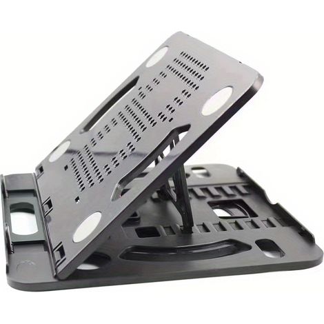 Laptopständer mit vertikalem Design, ergonomischer, um 360° verstellbarer Tablet-Ständer, geeignet für Matten, Laptops, Handyhalterungen, Kühlständer, faltbar und rutschfest.