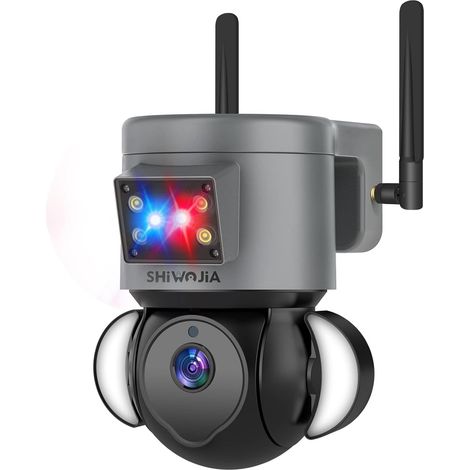 3G/4G LTE Outdoor Surveillance Camera 4MP Smart Life Camera with Alexa/Googlehome Color Night Vision Auto Tracking Human Detection Two-Way Audio Alarm IP66 (1/5)