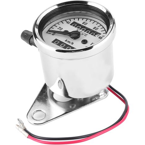 Universeller Motorrad-Tachometer/Kilometerzähler 12V mit Nachtsichtfunktion und Kilometerzähler (1/5)