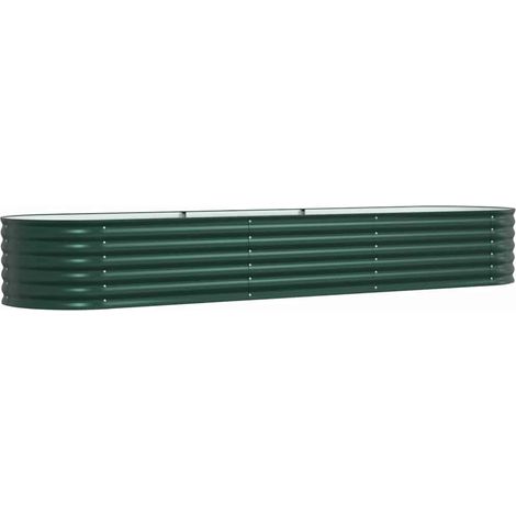 Maison Exclusive - Letto Rialzato Verde 320 x 80 x 44 cm Acciaio