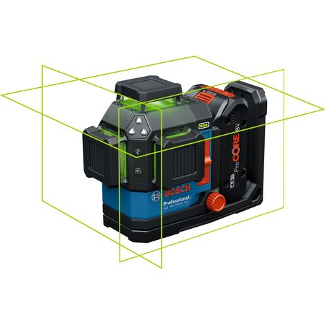 Bosch GLL 18V-120-33 CG Professionelles grünes Laser-Niveau (1/5)