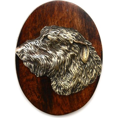 Broche pour exposition canine Irish Wolfhound I, pince à bavoir, épingle pour chien par Art-Dog (1/4)