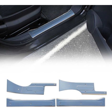 Couverture de Seuil de Porte pour Fiat Fiorino 2007-2021 Acier INOX chromé 4 Pcs (1/5)