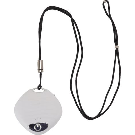 Mini purificateur d'air portable à ions négatifs, élimine les odeurs de fumée et de voyage, blanc. Collier idéal pour la voiture. (1/5)