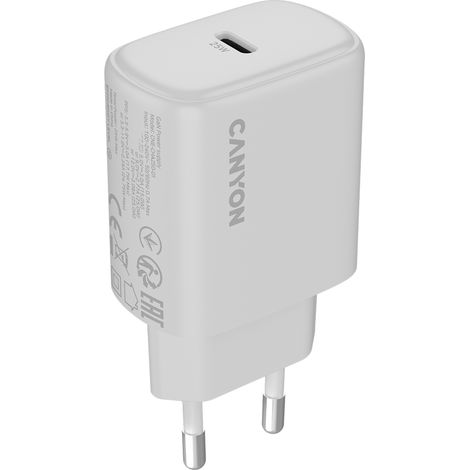 Canyon OnCharge 250 25W 1xPD EU-Wandladegerät Weiß