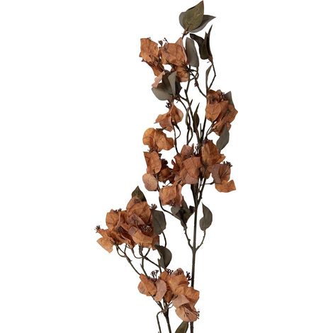 Branche de fleur artificielle jaune 110 cm en plastique pour décoration d'intérieur - PANGIVO (1/2)