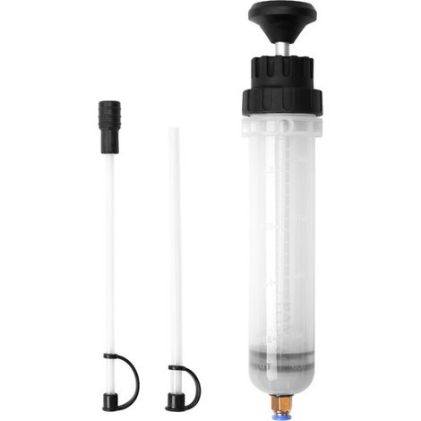SABIR Huile Aspiration Seringue 200ML , Seringues d Aspiration et de Niveau, Extracteur de Fluide pour Engrenages et extracteur de Liquide de Frein (1/5)