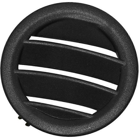 Grille d'aération ronde pour tableau de bord, sortie de climatisation, pour Mercedes-Benz Classe C W204 C200 C260, noire, côté gauche